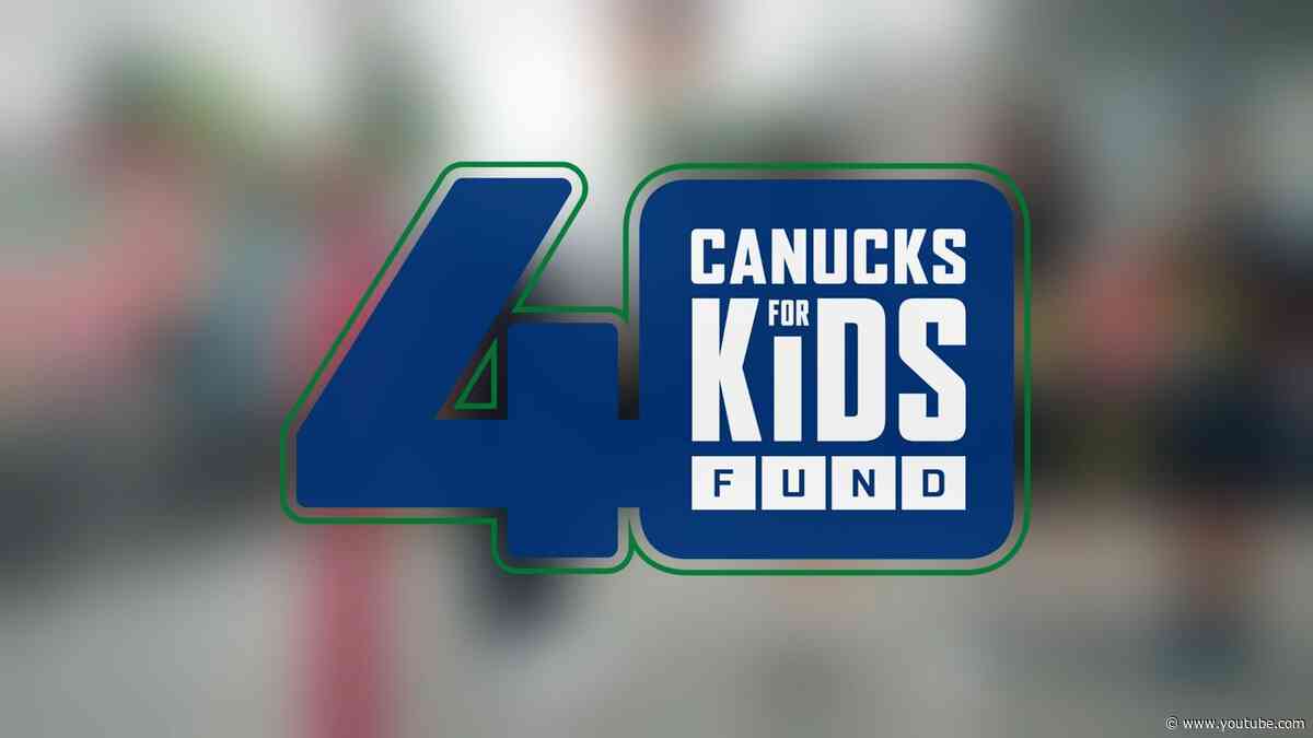 Canucks For Kids Fund 40th Anniversary