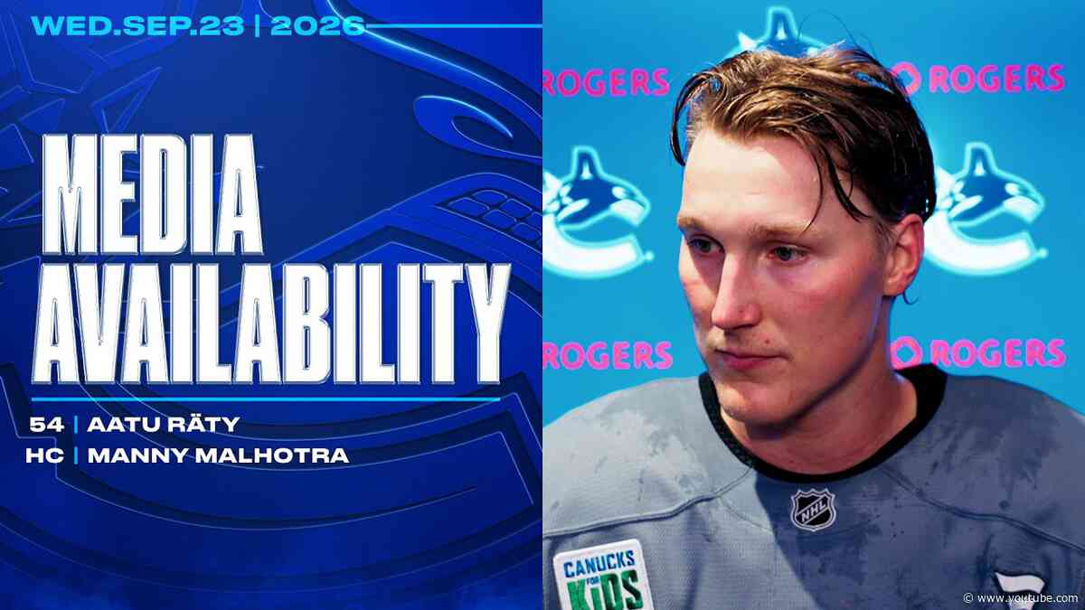 Aatu Räty & Manny Malhotra Practice Media (Sep 23 2026)
