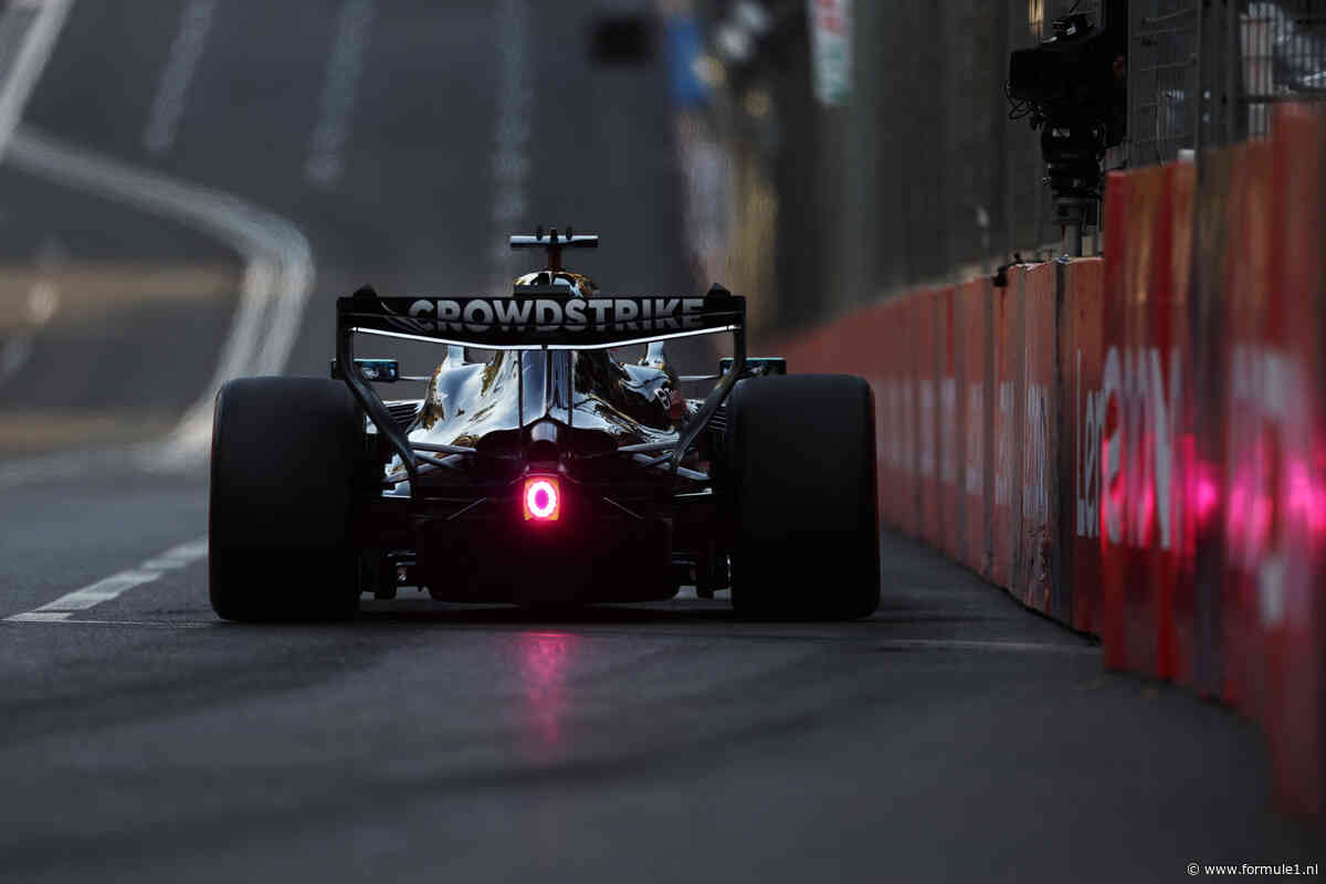 Kwalificatie GP Azerbeidzjan: Russell overtuigend op pole na fout Antonelli, Verstappen P8