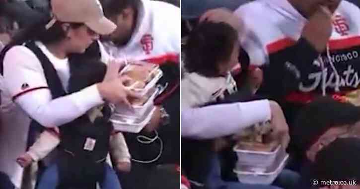 ‘Useless’ dad roasted on live TV for not helping mum in awkward situation