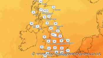 Met Office names UK area to soar to 27C ahead of wet, windy and stormy conditions