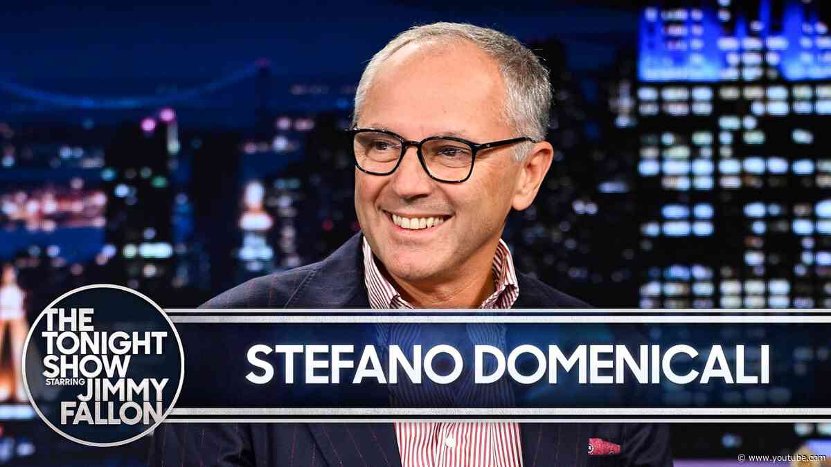 Stefano Domenicali Received a Pizza Delivery from Jimmy During the F1 Grand Prix | The Tonight Show