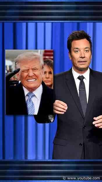 #Trump greeted China’s President Xi Jinping at the airport with a military flyover. #FallonTonight