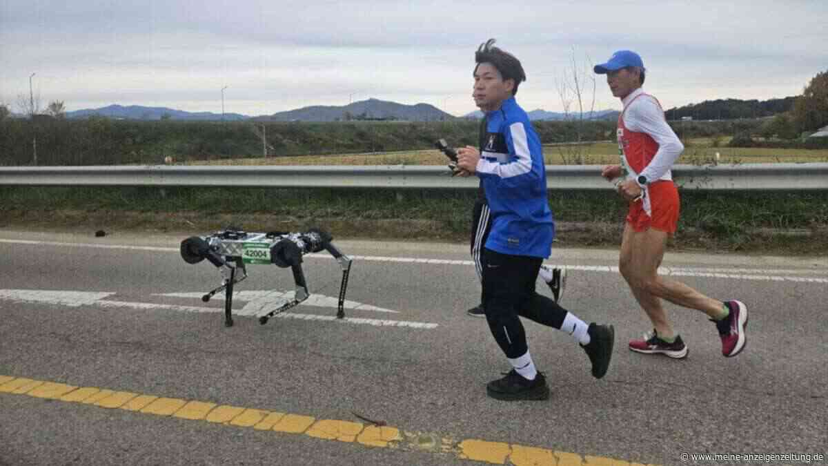 Vierbeiniger Roboter läuft einen ganzen Marathon mit nur einer Akkuladung