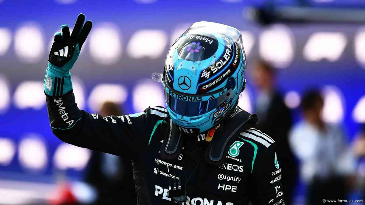 Russell charges to Baku pole as Antonelli exits Qualifying early