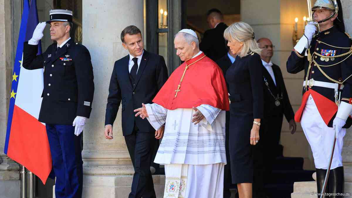 Papst Leo XIV. in Frankreich: Treffen mit Macron in Paris