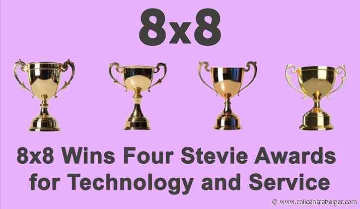 8×8 Wins Four Stevie Awards for Technology and Service