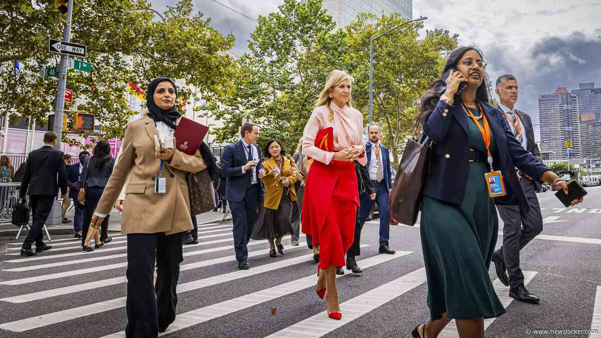 Dit droeg Máxima afgelopen week in New York: ’Niemand heeft haar over het hoofd gezien’