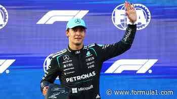 Russell reacts to his ‘perfect lap’ in Baku Qualifying