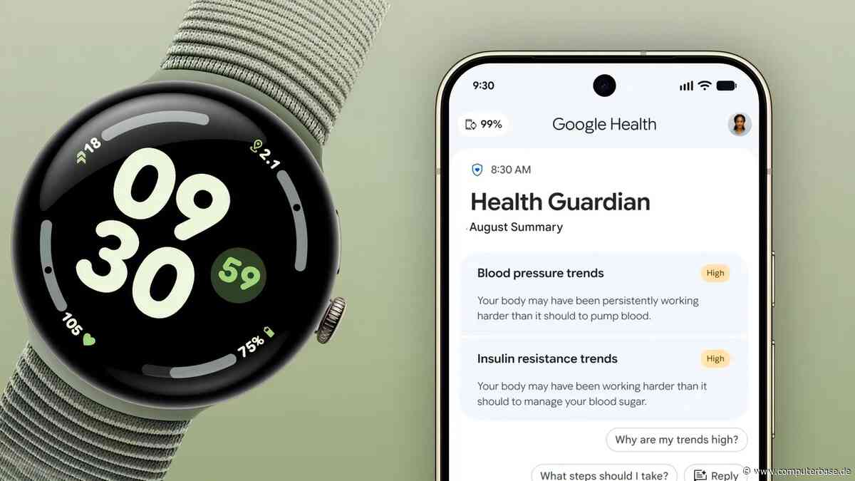 Für Google Pixel Watch: Health Guardian überwacht Blutdruck und Insulinresistenz