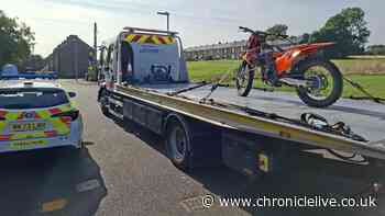 Five arrests and 12 vehicles seized in Gateshead as police target motorcycle crime