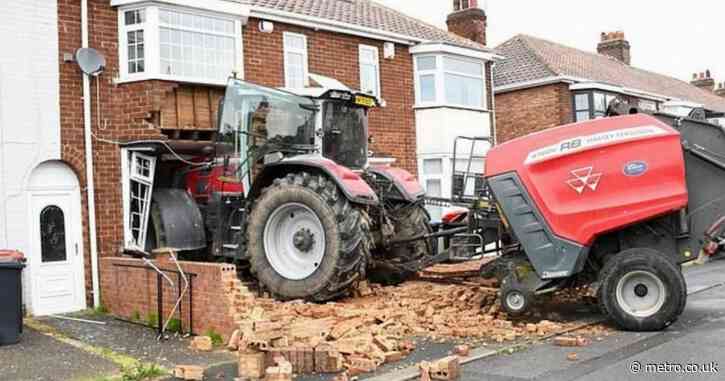 Man rammed a tractor into home ‘after graves of relatives desecrated’