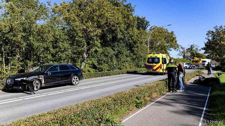 Traumahelikopter ingezet bij verkeersongeval op de N228 tussen Gouda en Haastrecht