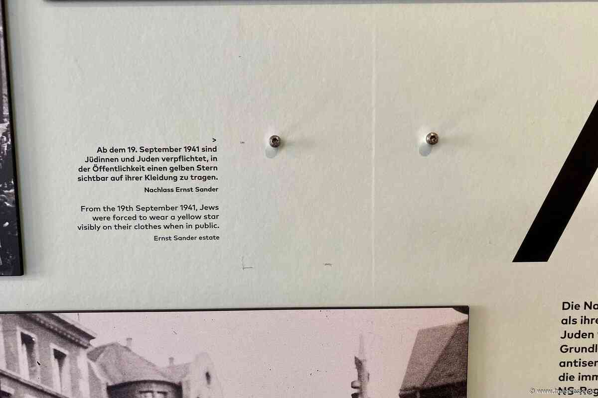 Diebstahl aus Chemnitzer Ausstellung zur NS-Zeit: Jetzt ermittelt der Staatsschutz