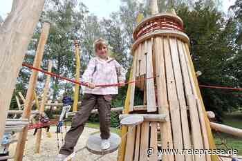Das Warten hat ein Ende: Neuer Spielplatz im Baumwollpark in Flöha ist eröffnet