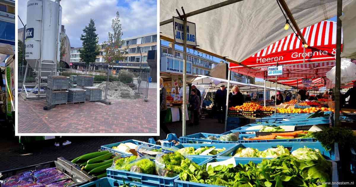 Marktkramen in Roosendaal staan zaterdag uit protest op een andere locatie op de Nieuwe Markt
