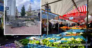 Marktkramen in Roosendaal staan zaterdag uit protest op een andere locatie op de Nieuwe Markt