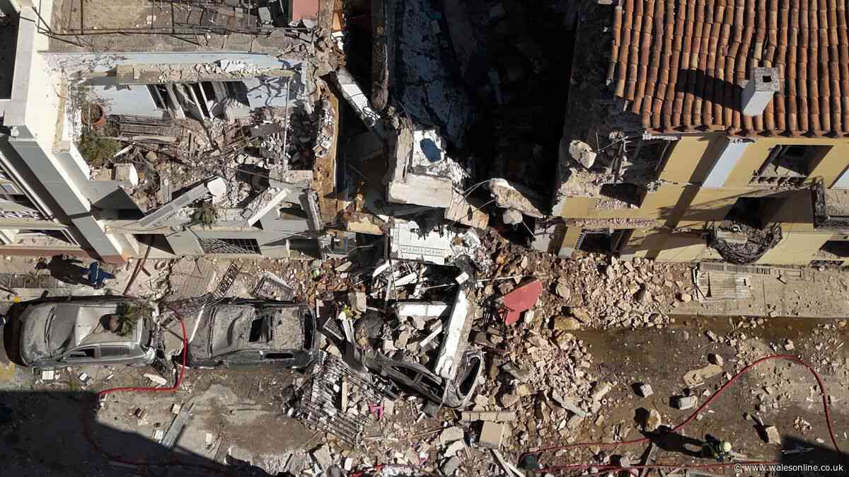 Athens explosion causes buidling to collapse as five people missing