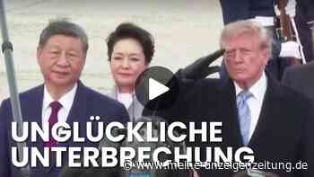 Trump empfängt Xi Jinping mit großem Pomp, doch nicht alles läuft nach Plan