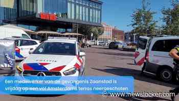 Gevangenismedewerker doodgeschoten op vol Amsterdams terras