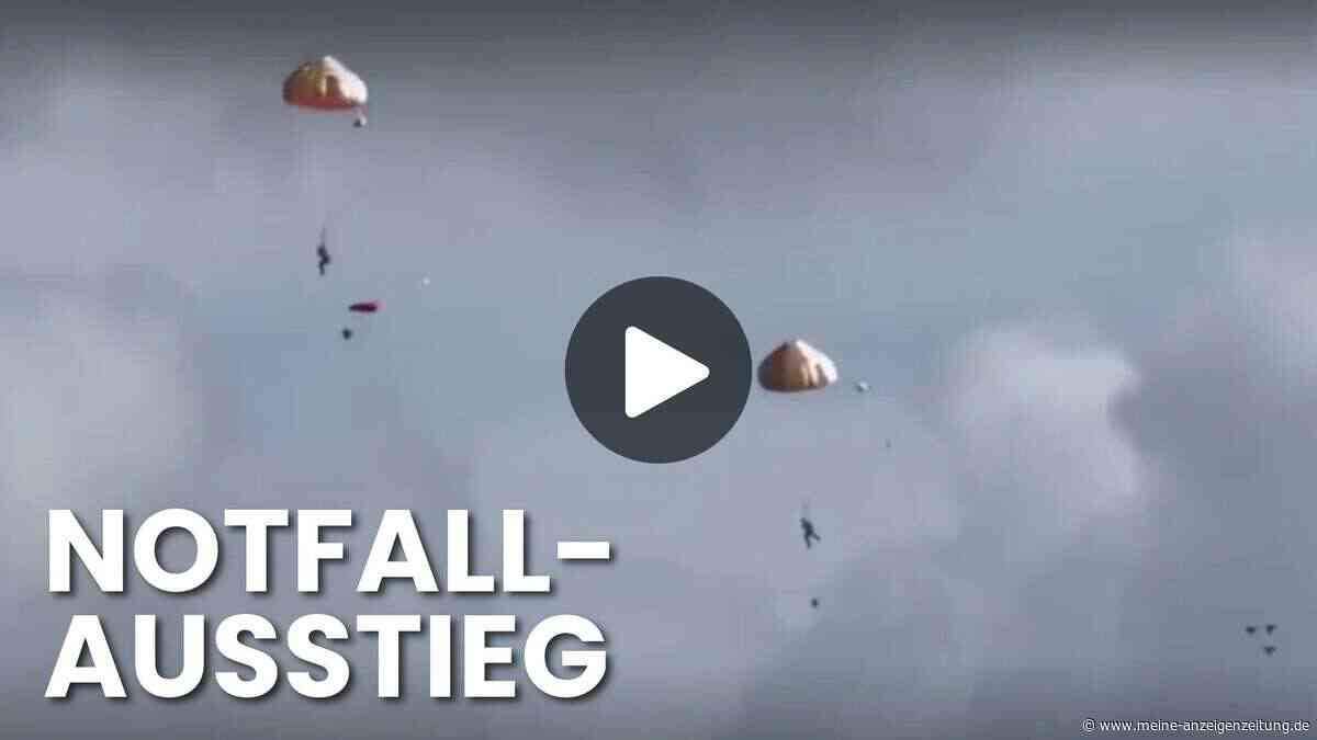 Kampfjet stürzt ab: Piloten retten sich in letzter Sekunde
