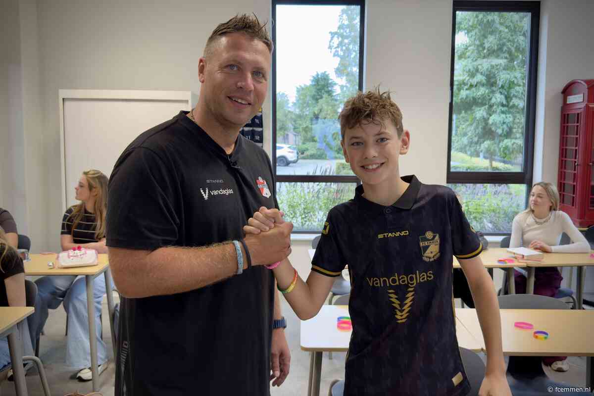 Supporter Seth brengt FC Emmen en Stichting voor Lieke samen