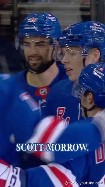THERE WE GO SCOTT!! 👏 #nyr #goal #hockey