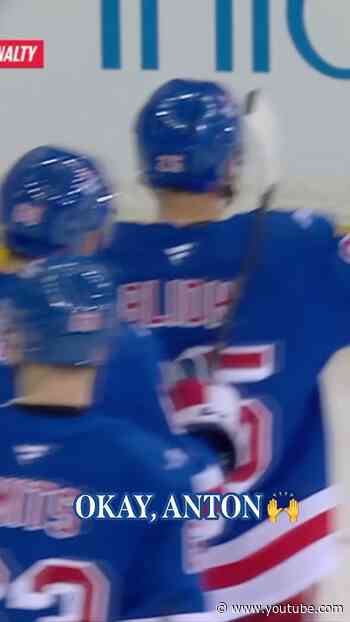 BLIDH TAPS IT IN! #nyr #hockey #nhl #goal