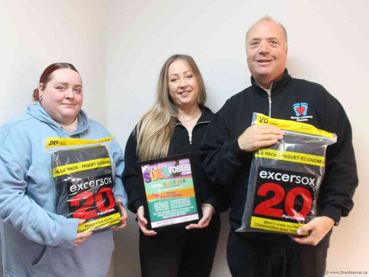Socktober drive underway for Sarnia's Inn of the Good Shepherd