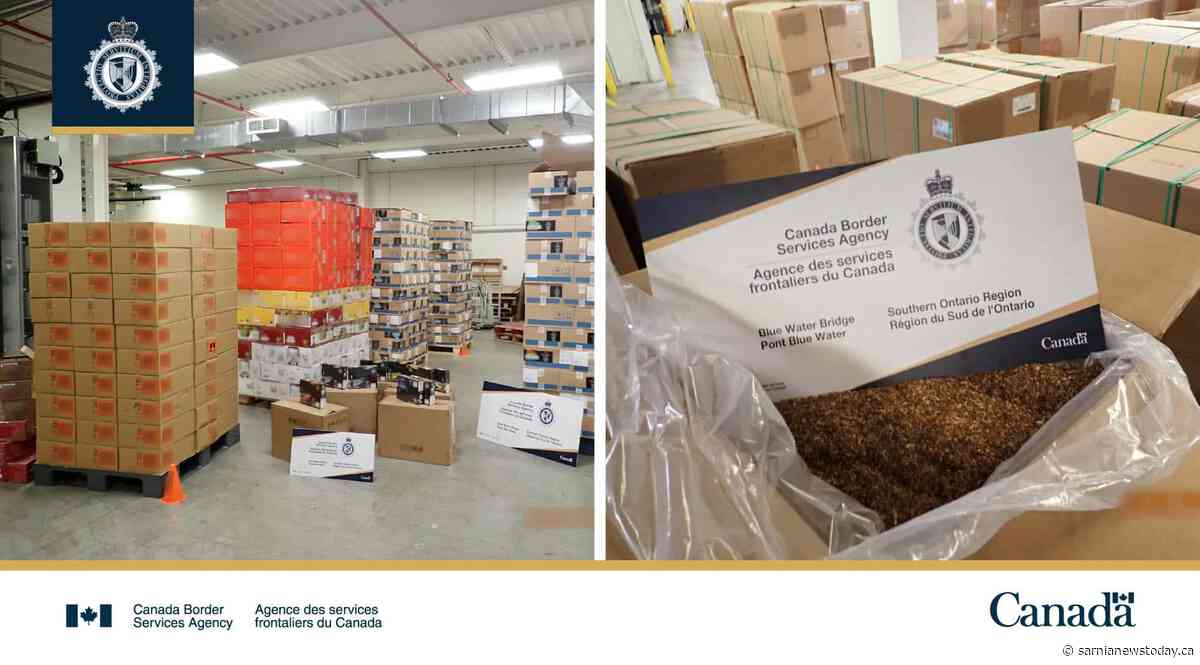 $3.6M in nicotine, tobacco products confiscated entering Canada at BWB