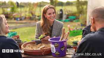 Catherine meets recovering addicts on garden visit