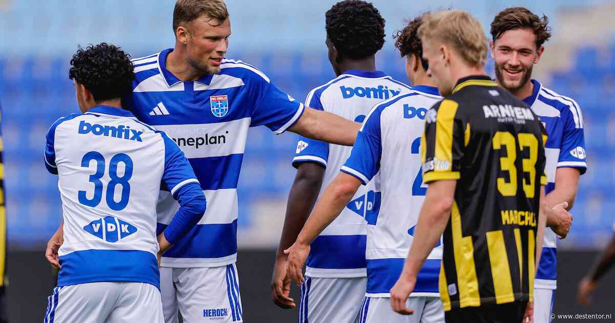 PEC Zwolle stuit op TOP Oss, Go Ahead Eagles naar Koninklijke HFC in eerste ronde KNVB-beker