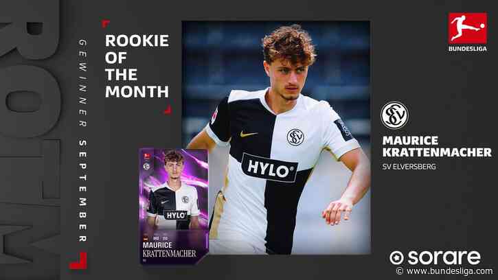 Maurice Krattenmacher ist der Rookie des Monats September!