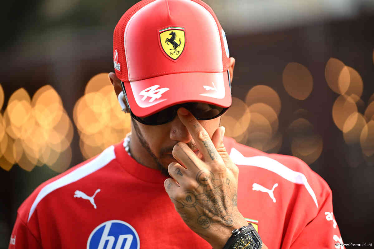 Gefrustreerde Lewis Hamilton hekelt strategie Ferrari: ‘Ben het inmiddels gewend’