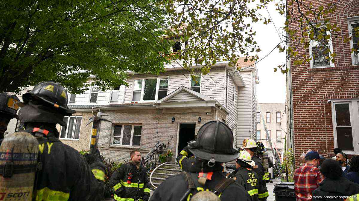 Brooklyn firefighters battle three separate fires Friday morning