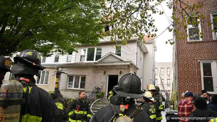 Brooklyn firefighters battle three separate fires Friday morning