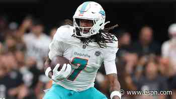 Dolphins' leading receiver Douglas out vs. Chiefs