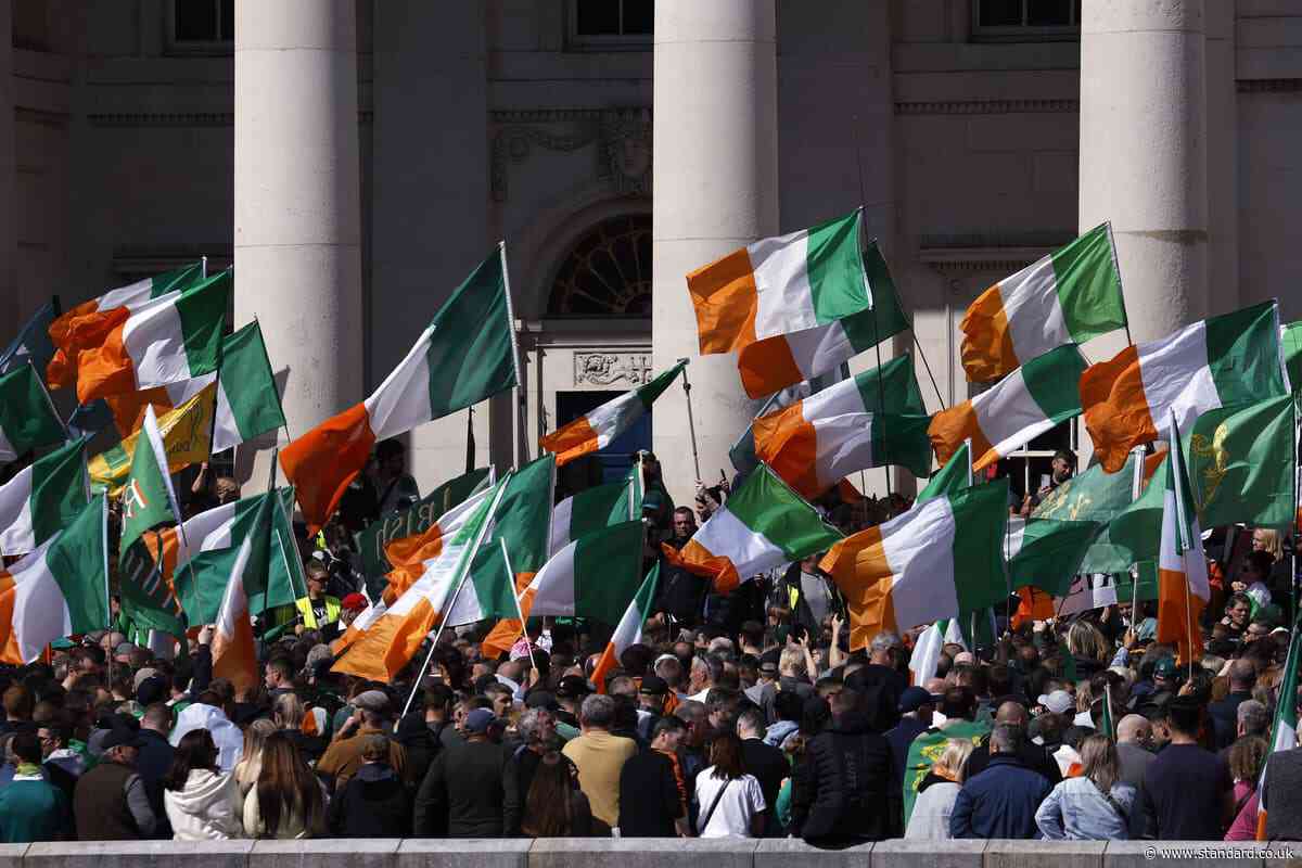 Fact check: Image of protest in Dublin is from April 2025