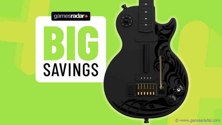 Attention music fans - the CRKD Les Paul guitar controller works with Stage Tour, and it just got a record-low discount at Woot