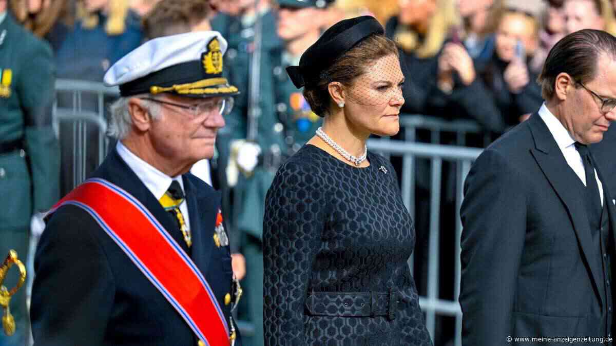 Kritik an Kronprinzessin Victoria nach Haralds Beerdigung