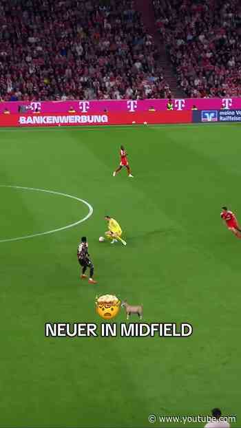 Your casual Manuel Neuer midfield action 🙂‍↕️🤝