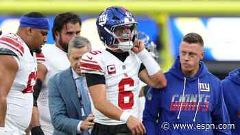 Sources: Giants QB Dart scheduled for left knee surgery Friday