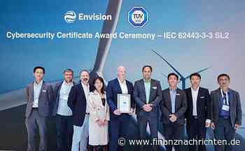 EQS-News: Envision Energy erhält TÜV-SÜD-Zertifikat für Windpark-Steuerungssystem und stärkt damit die langfristige Ausfallsicherheit zukünftiger Energiesysteme