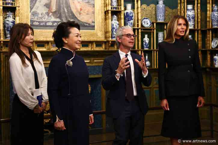 Melania Trump, Peng Liyuan Tour Smithsonian’s National Museum of Asian Art
