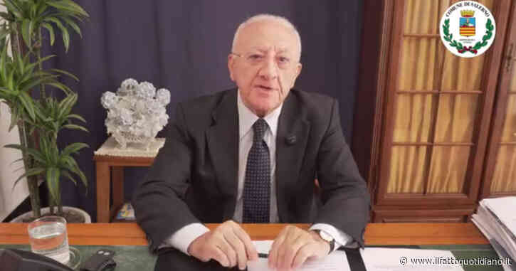 De Luca contro il Garante della privacy: “Richiamato per aver mostrato chi butta un frigo per strada. Proteggiamo i farabutti”