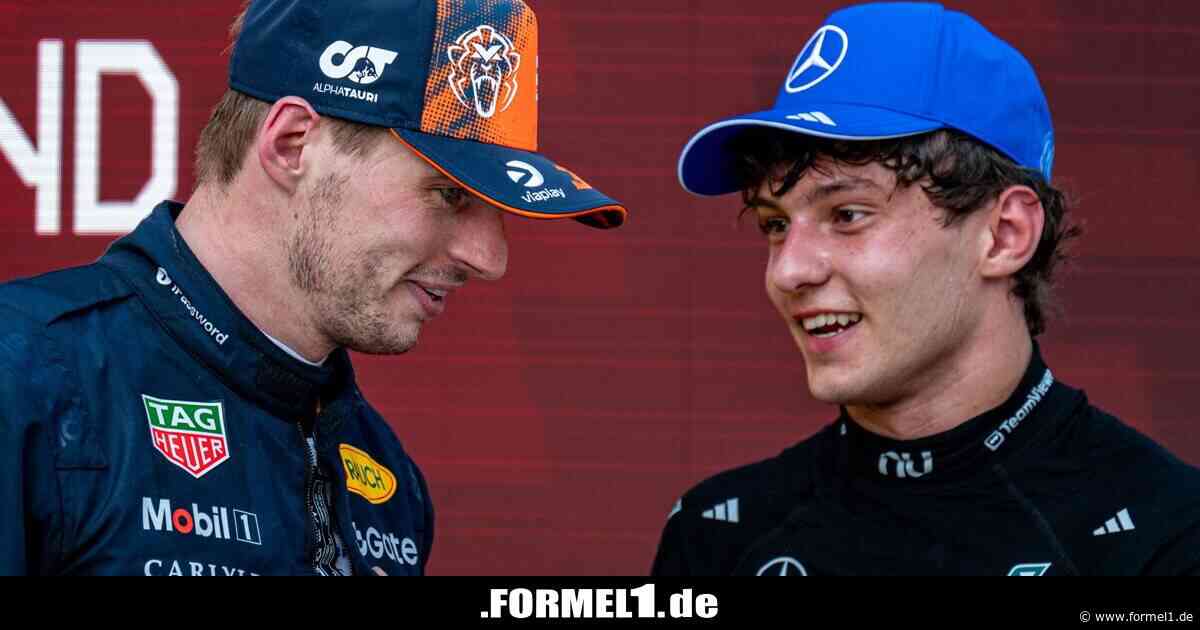 Antonelli fasziniert von Verstappen: "Er findet immer eine Lücke"