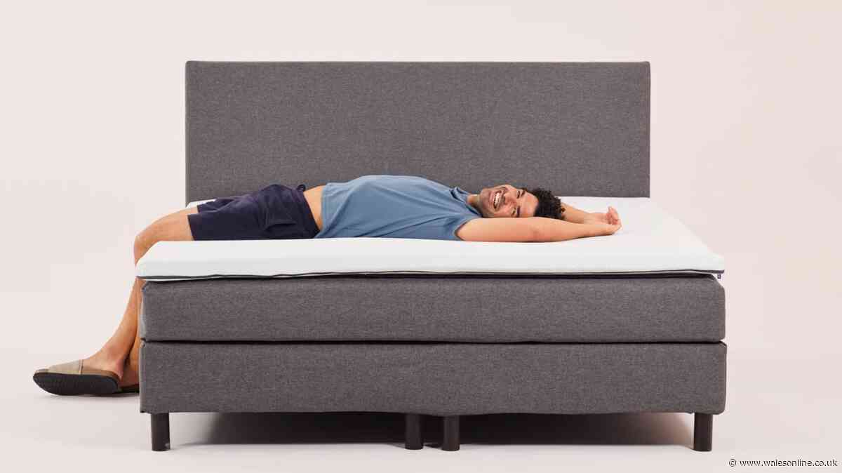 ‘Extremely comfortable’ mattress topper comes with free cooling pillow worth £85