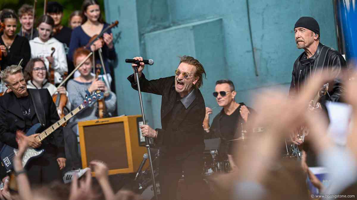 See U2’s 50th-Anniversary Performance at Their Old High School