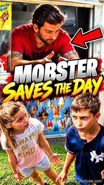 These kids were SAVED by a Mobster 😱#Parenting #Viral #Educational #Safety