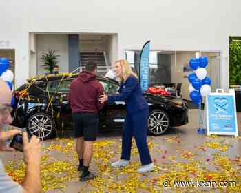 Buda dealership employees surprise Texas State student with new car